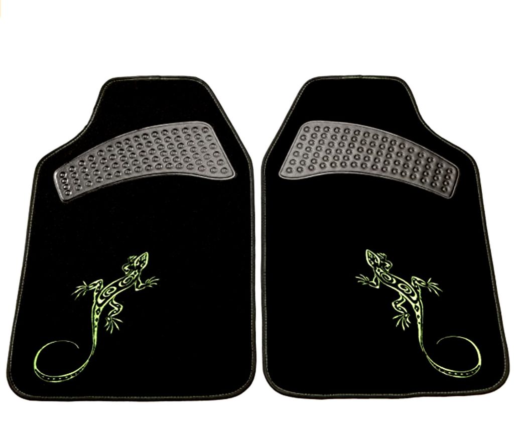 Auto-Teppich Matrix, Universal Fußmatten-Set 4-teilig schwarz