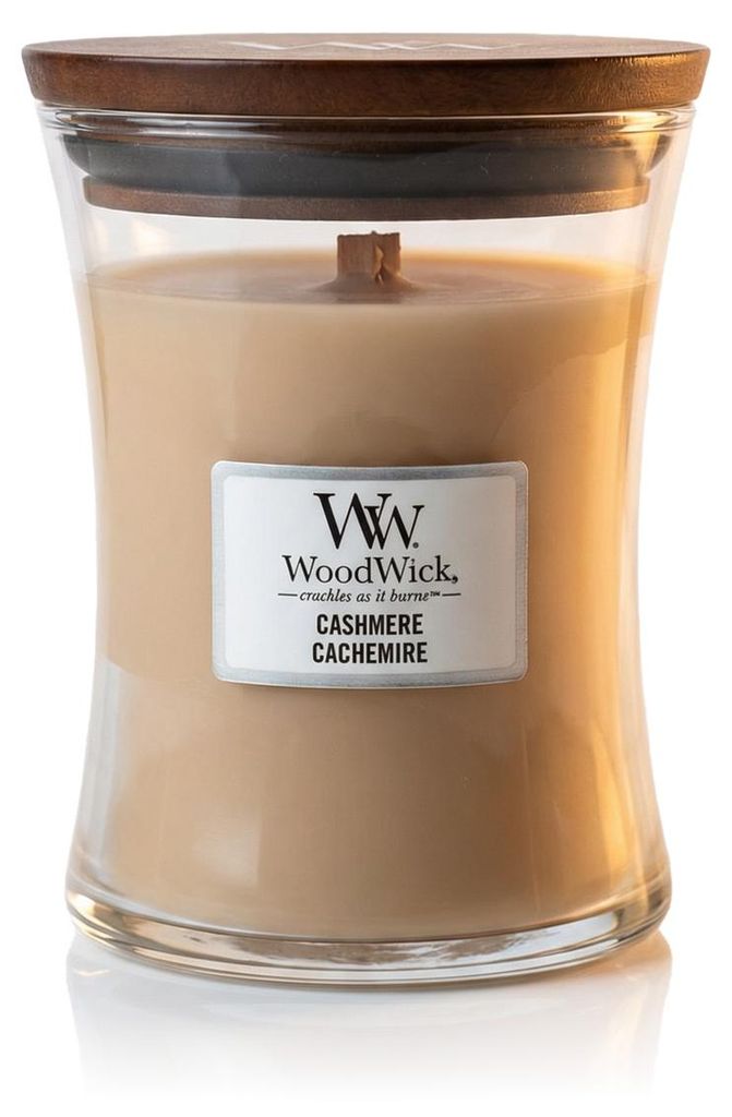 WoodWick Cashmere Wachskerze Zylinder Brombeeren, Produktbild 