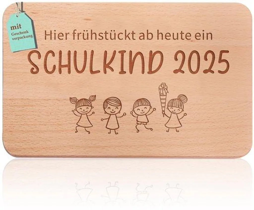 Petit banc enfant en bois de hêtre gravé pour la rentrée scolaire 2025