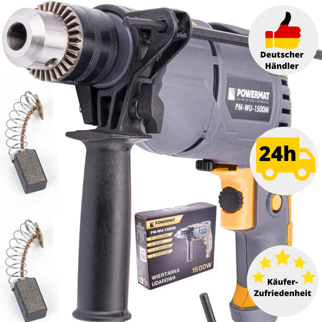 Perceuse à percussion électrique 1500W filaire haute puissance HR-15