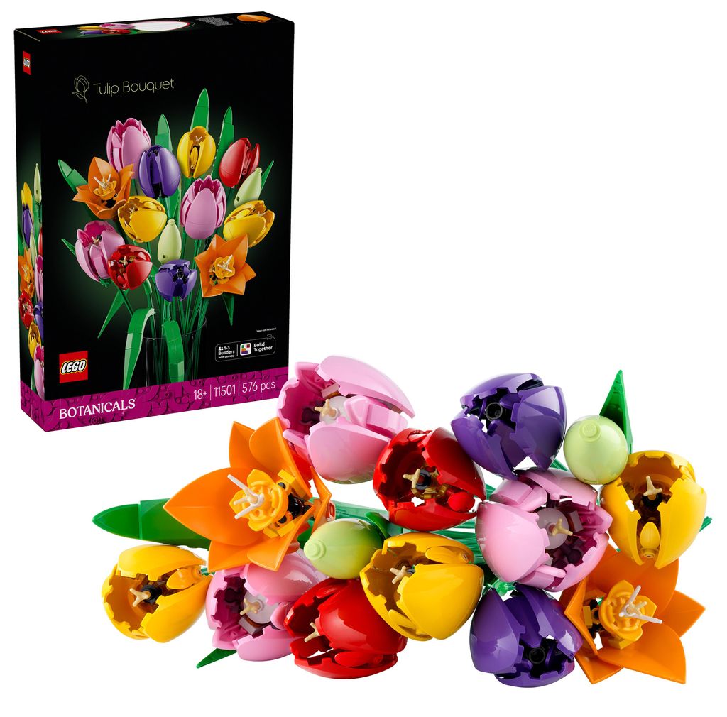 LEGO Botanicals Kytice tulipánů, Sada na stavění, 18 Obrázek produktu 