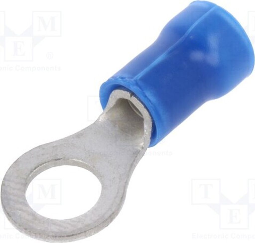 5x Kabelschuh: Ring 1,25÷2mm2 M5 Klemmverbindung Ø: 5,2mm blau 130102 Isolierte K