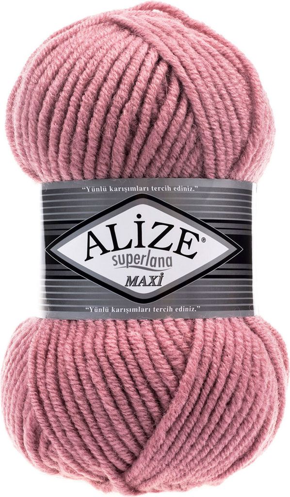 100g Strickgarn Strickwolle Alize Superlana Maxi 25% Wolle, Produktbild 