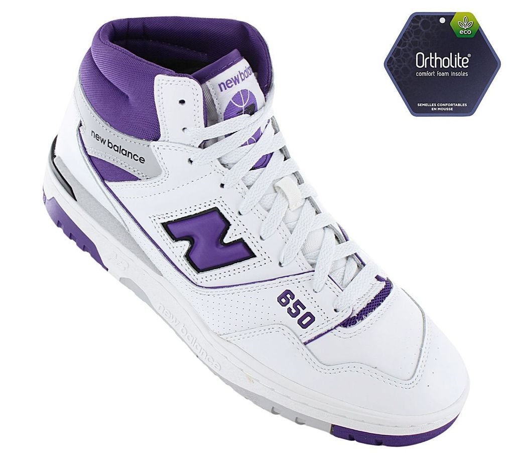 New Balance 650R - Herren Sneakers Schuhe Leder Weiß BB650RCF 650 , EU 40.5 US 7.5