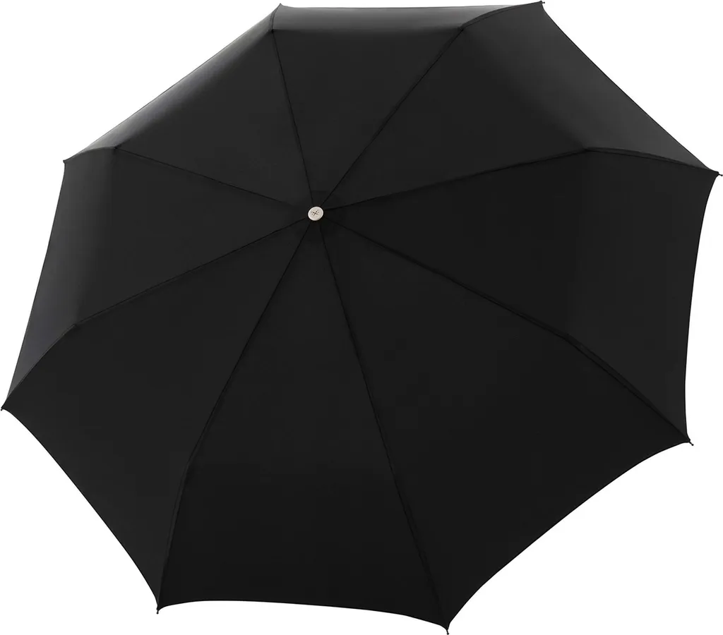 Parapluie Bellino Oxford Nickel Matt Black : Résistant et Compact Noir