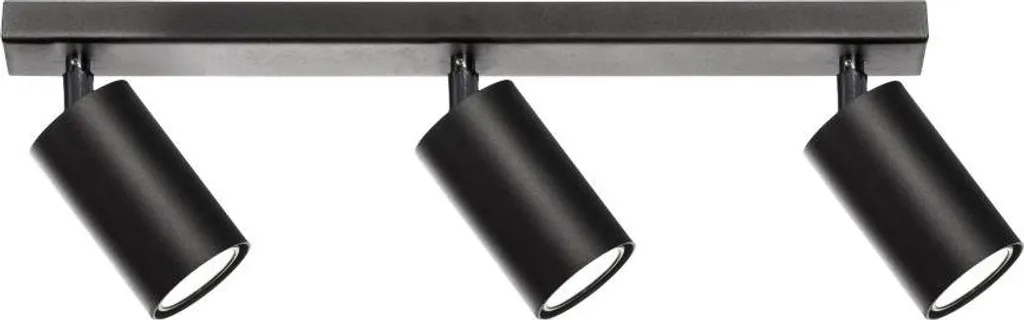 Lampada Sospensione 3 Luci Roller Metallo Nero: Soluzione Loft Modern