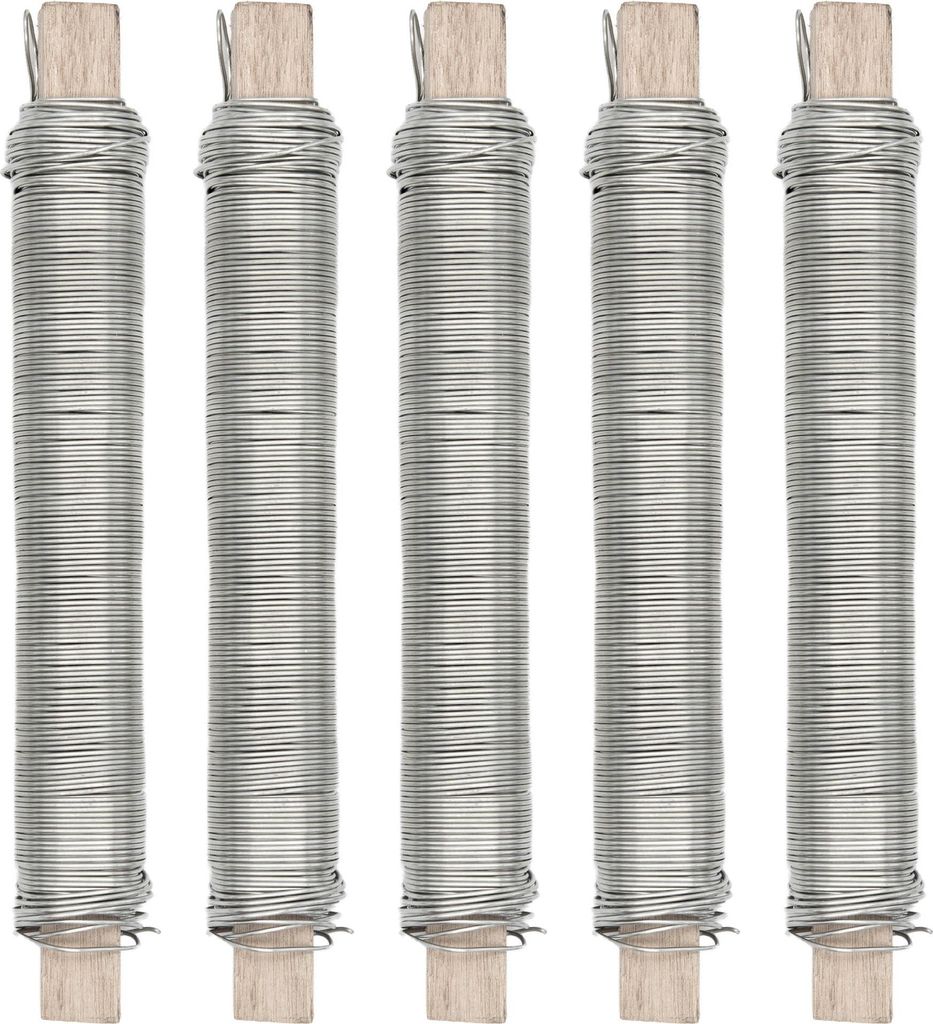 5x Wickeldraht Bindedraht Draht Basteldraht Blumendraht Produktbild 