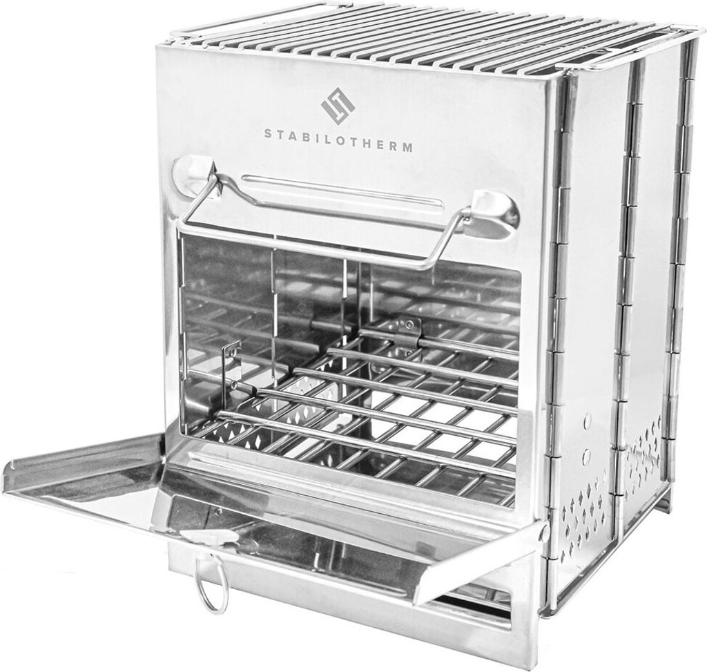 Stabilotherm Wood Stove Tower 2 Grillkamin - Silber