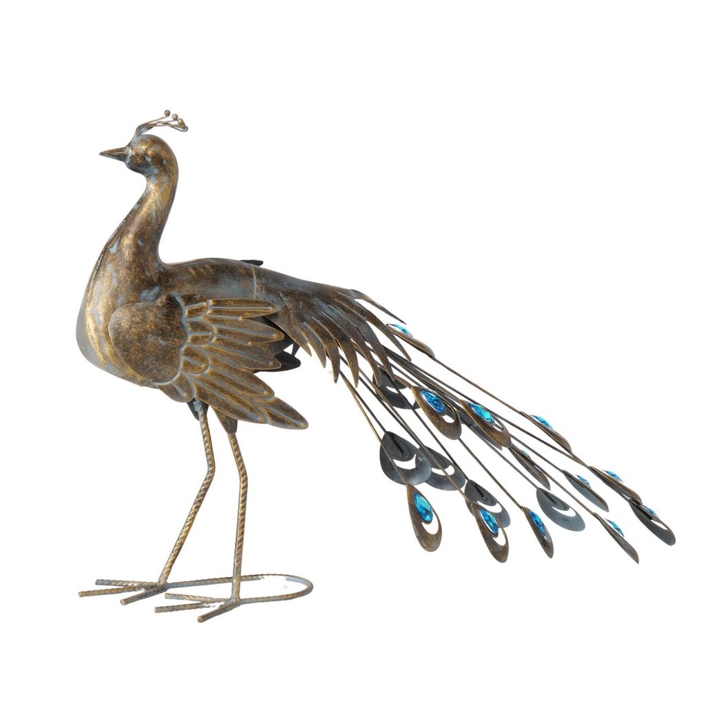 Dekorative Figur in Form eines Pfaus Pavo Produktbild 
