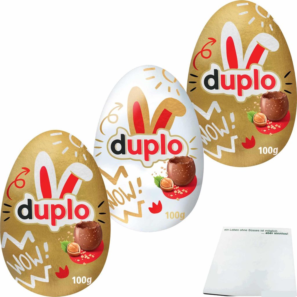 duplo Egg Ostern 3er Pack (3x100g Ei) + usy Block