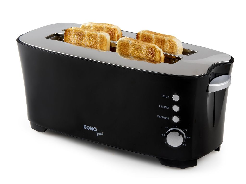 4 Scheiben Brotröster Toaster, mit 7