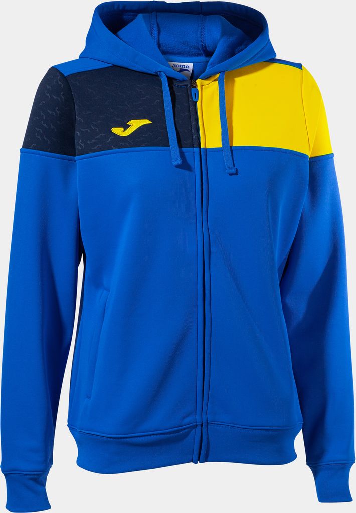 Joma Crew V Zip-Up Hoodie, Royalblau, 116