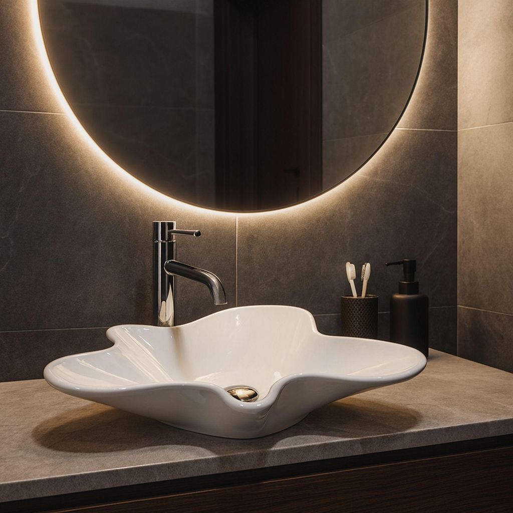 Aufsatzwaschbecken REA IZOLDA White