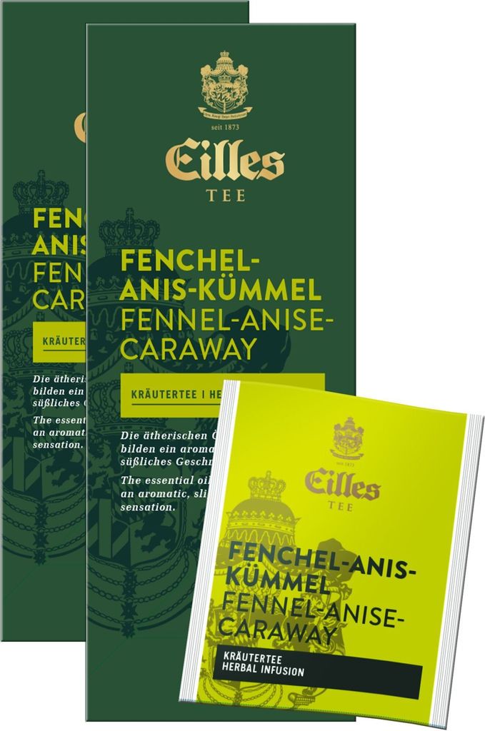 EILLES TEE Teebeutel Fenchel-Anis-Kümmel, Sparpack mit 2x25er Box