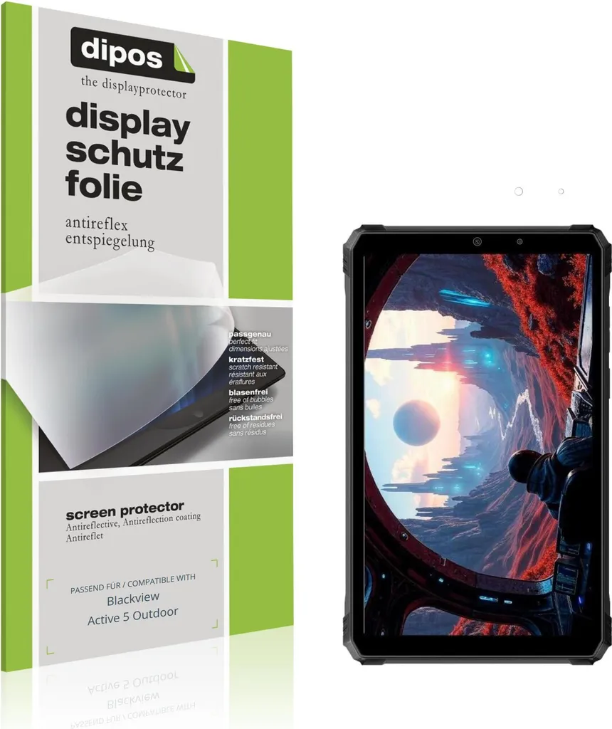 2x Pellicola Protettiva per Blackview Active 5 Outdoor Protezione Schermo Antiriflesso dipos