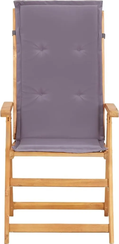 Sedie Giardino Pieghevoli vidaXL 2 pz - Legno Acacia Marrone Massiccio