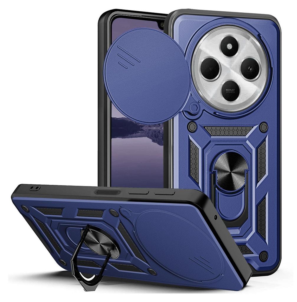 Armor Handyhülle für Xiaomi Redmi 14C Kameraschutz Handy Panzer Case Cover Schutzhülle Outdoor Farbe: Blau