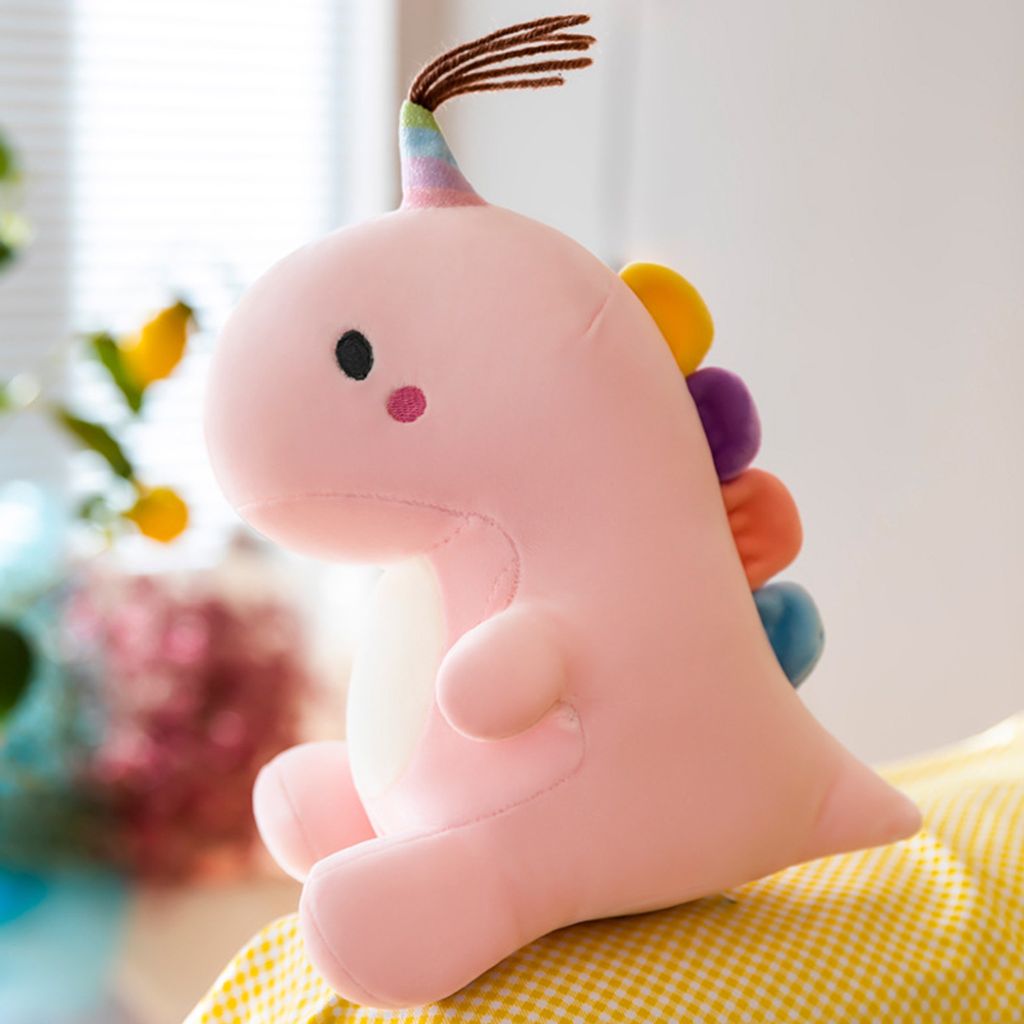 360Home Dinosaurier Plüschtier Candy Puppe Cartoon Rosa 40cm