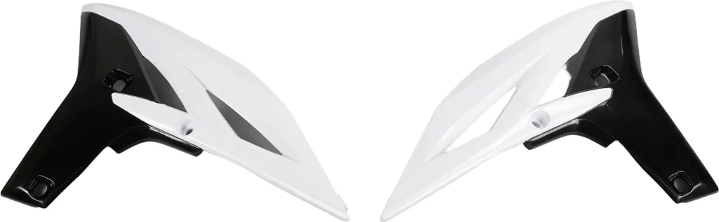 Écope de Radiateur UFO pour Yamaha YZF 250 2010 - Plastique Blanc