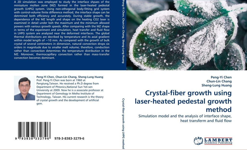 Crystal-fiber growth using laser-heated pedestal growth method