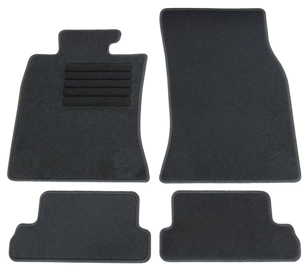 Fußmatten-Set für Mini R57 Cabrio, 03/2009-02/2016, 4-teilig, Schwarz