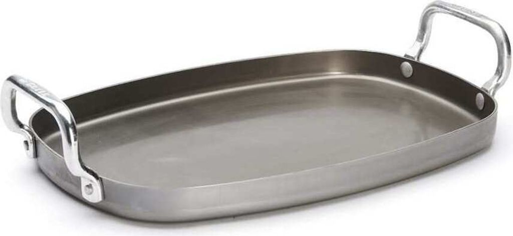 De Buyer Grilovací deska Mineral B Steel Grey 38 X 26 cm - Obrázek produktu 