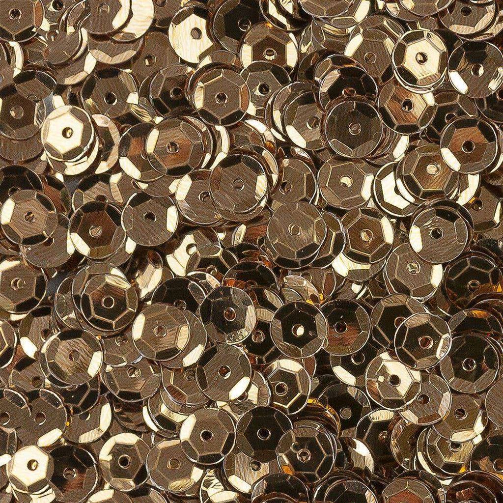 Oblique Unique 1400 Pailletten Konfetti gewölbt champagner Produktbild 