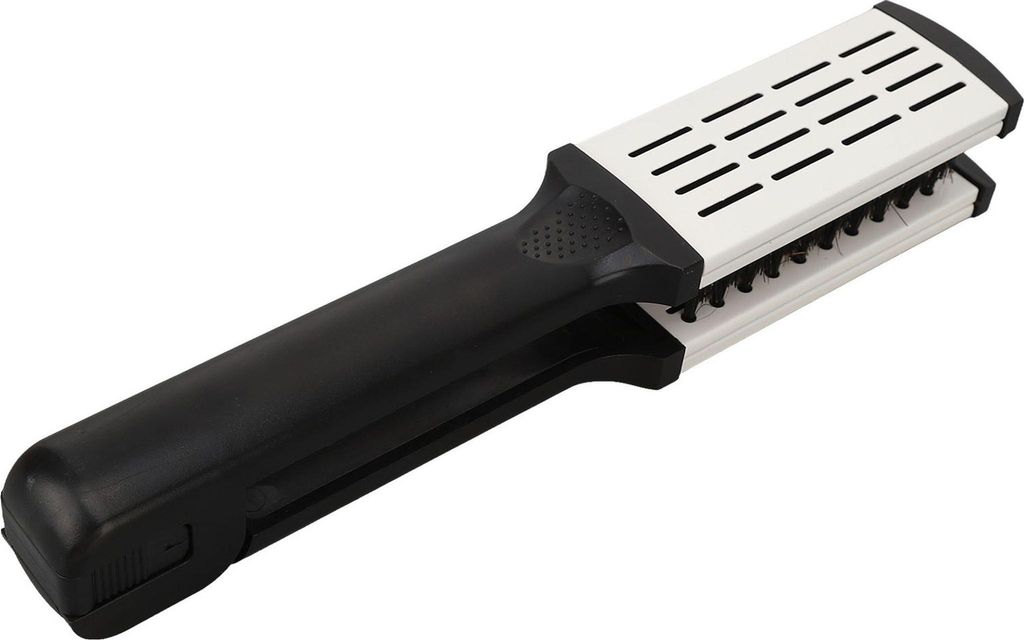 Doppelseitige Klammer-Haarbürste,Haarglättungs-Doppelbürste-Kamm,Klammer-Haarbürste-Glätter,Klammer-Haarbürste,Haarglätter,Friseurwerkzeug