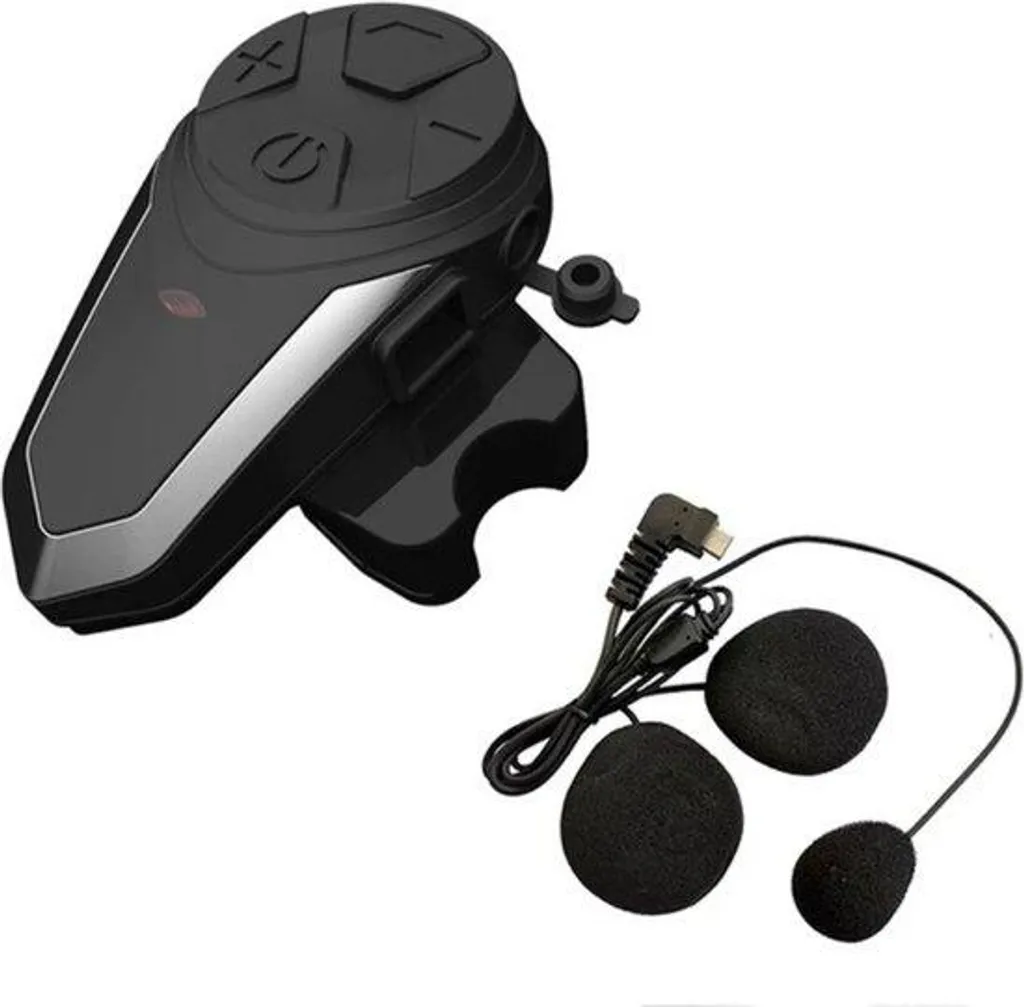 Casque moto Bluetooth noir : fini les bruits de vent en kit mains libres