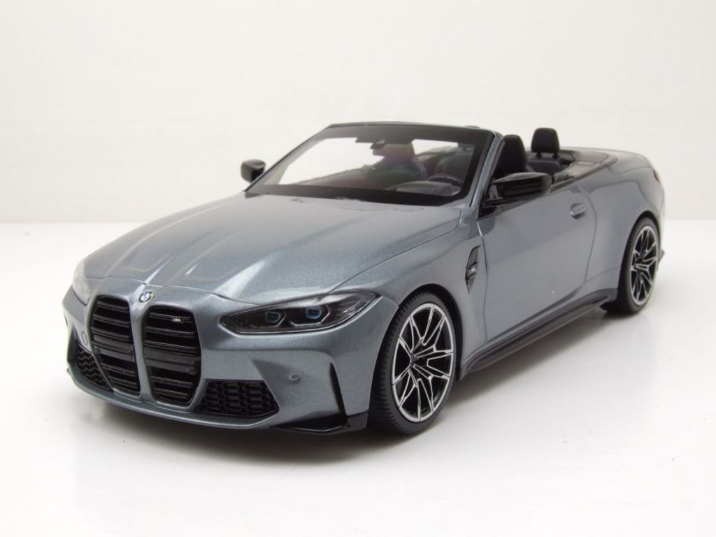 Minichamps 1:18 BMW M4 CABRIOLET - 2020 - GREY METALLIC Produktbild 