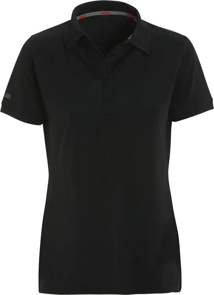 Slam Active Tech Pique Kurzarm-poloshirt Schwarz L Damen Schwarz L