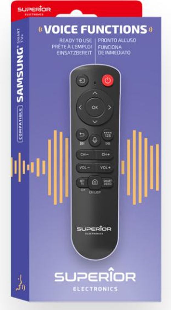 Superior SUPTBB002 Telecomando Bluetooth Universale per Smart TV Samsung con Controllo Vocale