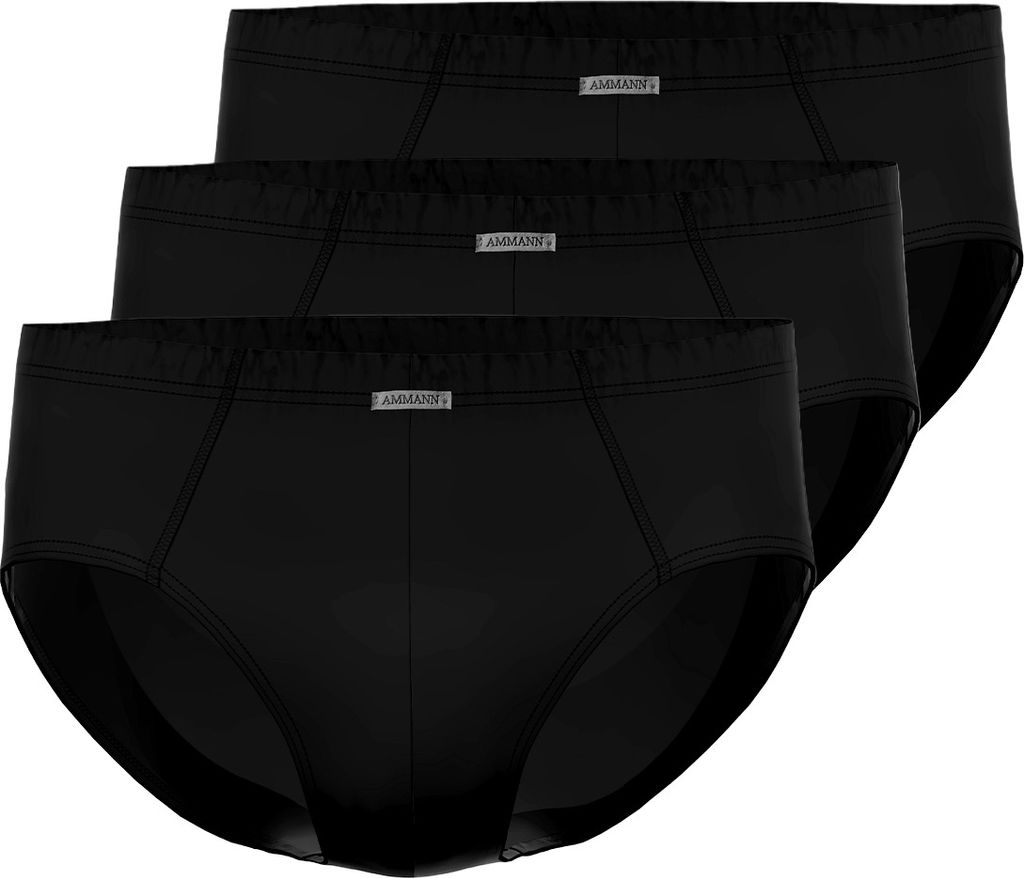 Ammann 3er Pack Close to you Sportslip / Unterhose Elastisches Material , Hoher Tragekomfort, Bequemes Basic