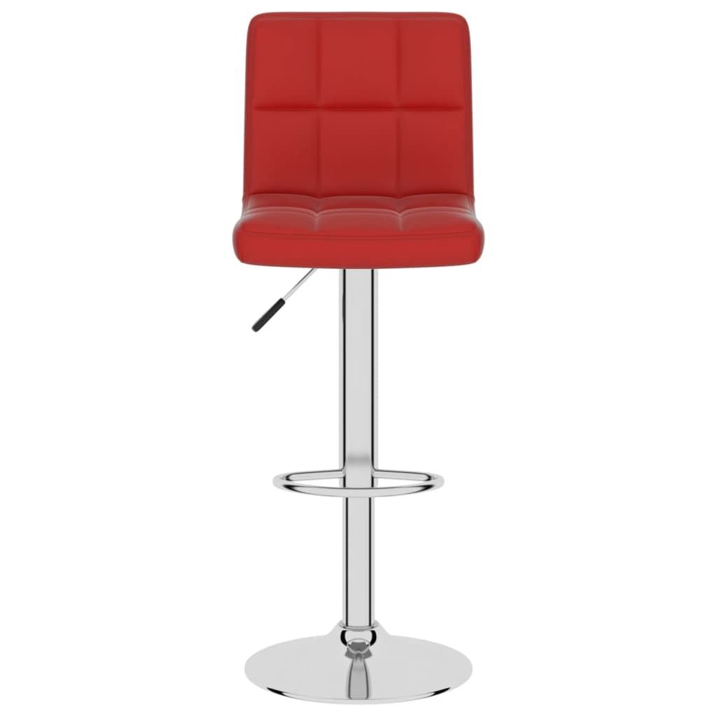 "im Sonderangebot"1 Pcs Barhocker - CLORIS - Barstuhl - Optimal Komfort, Weinrot Kunstleder - 40 x 47 x (90-111) cm - DEMöbel3635043