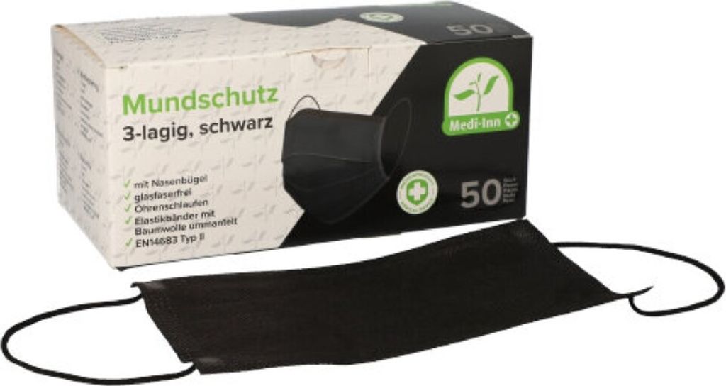 "Medi-Inn" Mundschutz Type II 3-lagig 9 cm x 17,5 cm Produktbild 