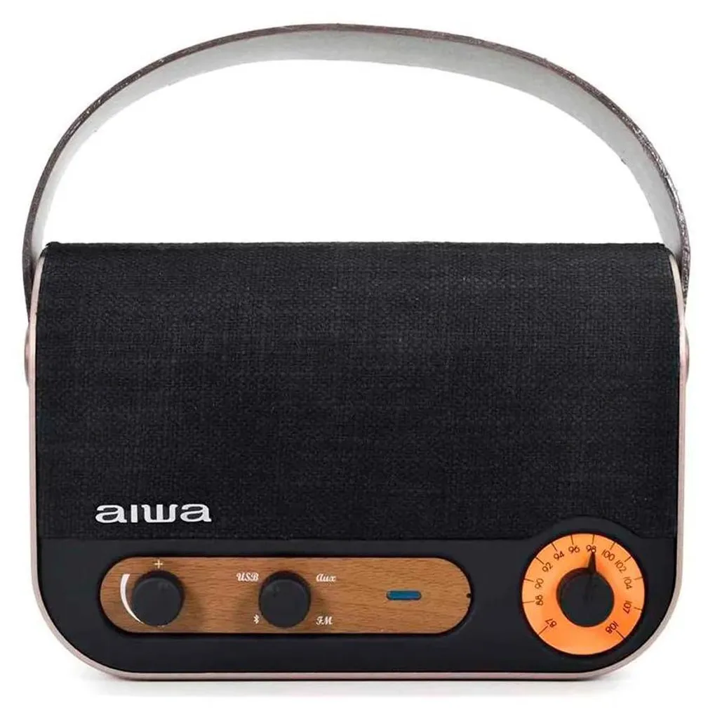 Enceinte Portable Bluetooth Sans Fil Aiwa RBTU-600 au Design Rétro