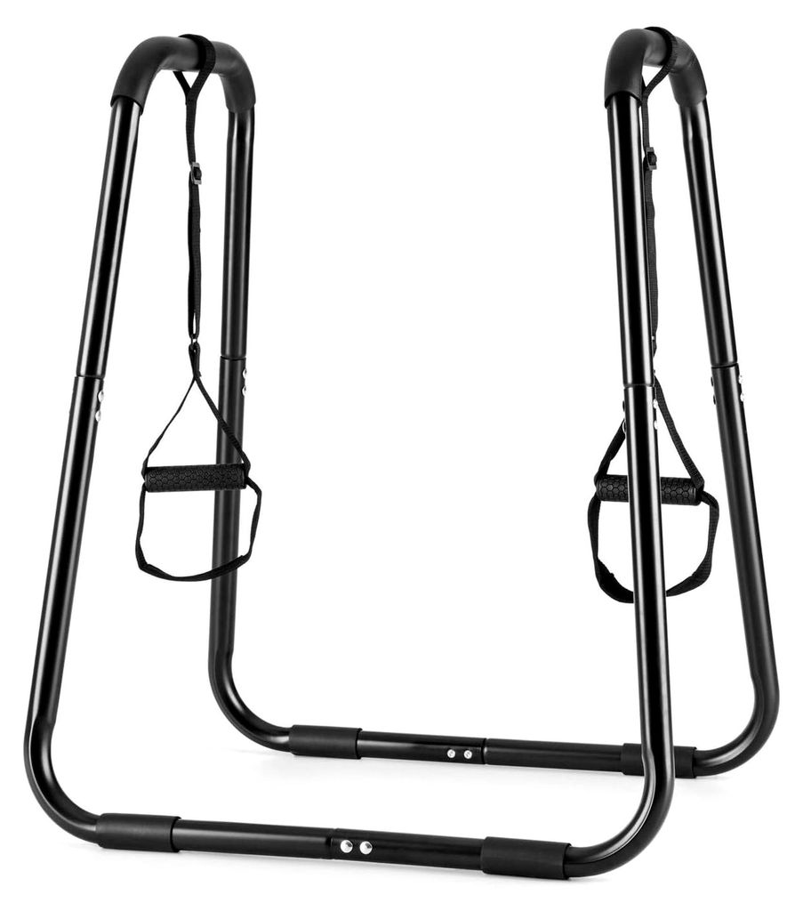 Paarafit - Push-Up-Station, Fitness-Ständer, Schlingentrainer, gepolsterte Handläufe, Gummigriffe, Hand- und Fußschlaufen, Tragfähigkeit 120 kg...