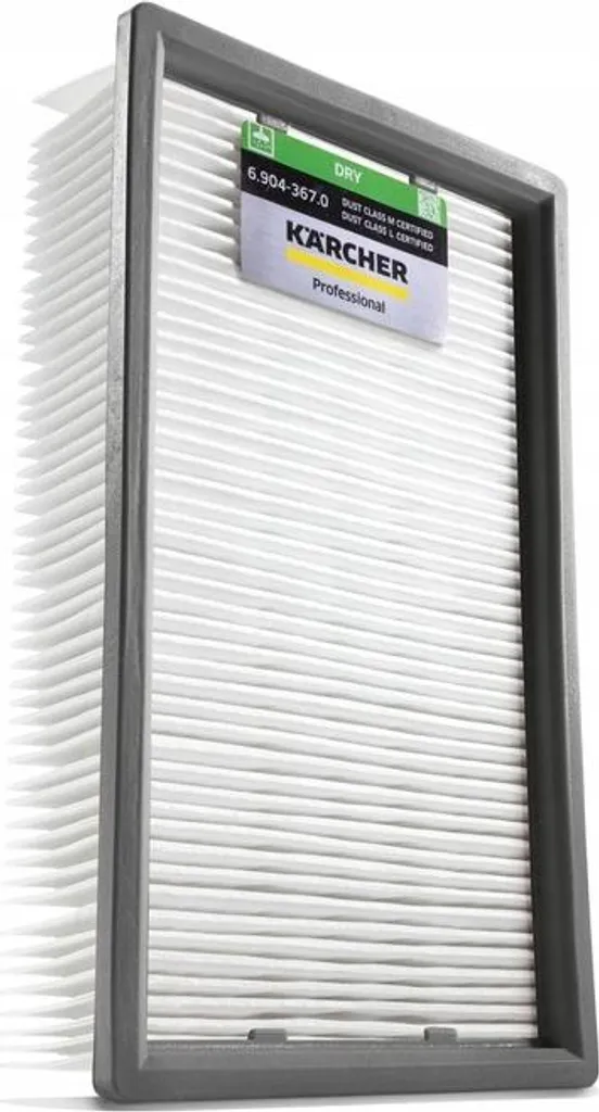HQRP Filtro Piatto A Pieghe Per Aspirapolvere Karcher - Sostituzione Per 6.904-367.0 E 6.907-012.0, Compatibile Con NT 20/1 Ap, NT 35/1 Tact, KM 70/30, NT 361 ECO E Molti Altri
