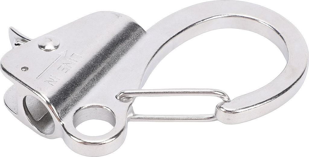Gleithaken für Boote, Edelstahl 304, Tragfähigkeit 9000 lbs, Schnellverschluss, knotenloser Seilhaken für 3/8-5/8 Zoll Seile