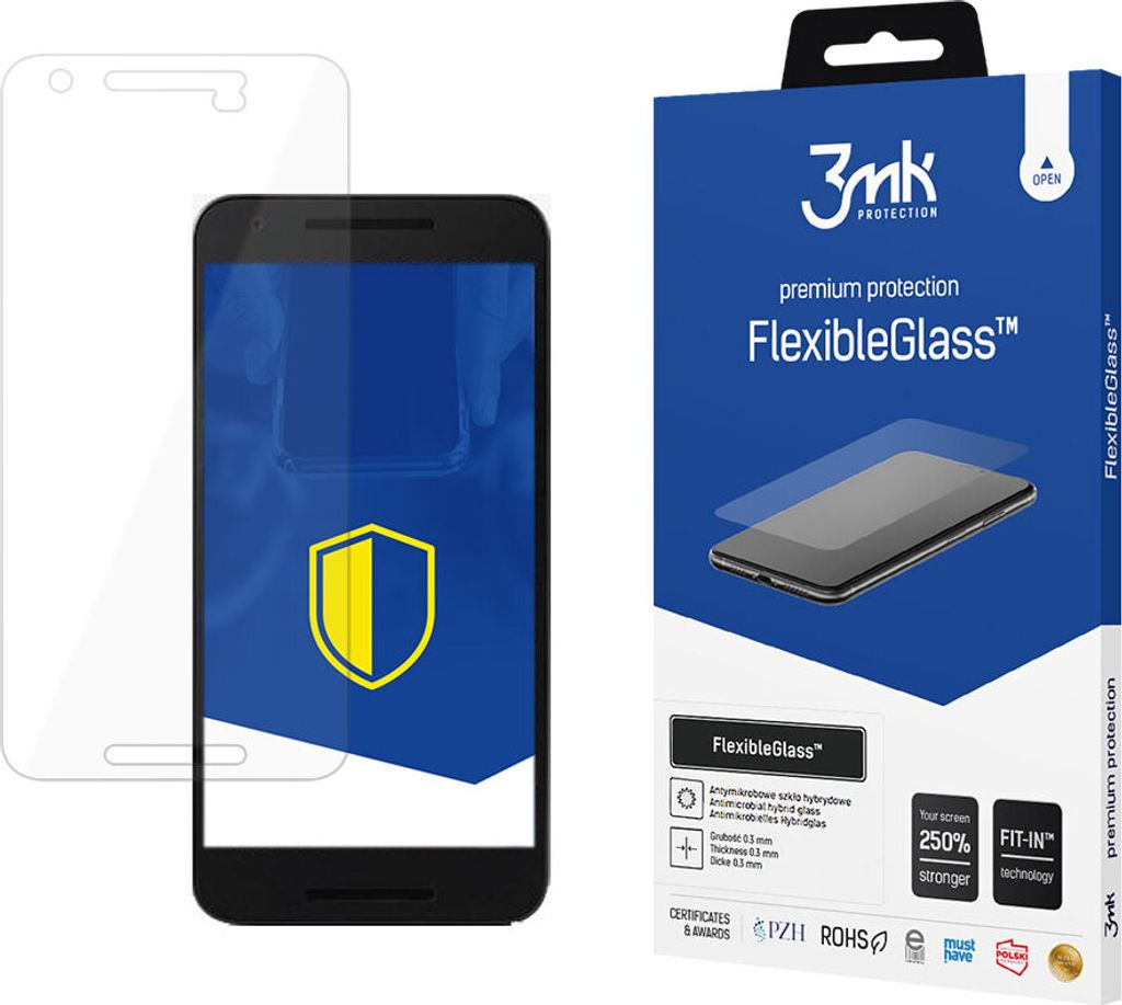 3mk FlexibleGlass Hybridglas für LG Nexus 5x - Ultimativer Displayschutz KP22652