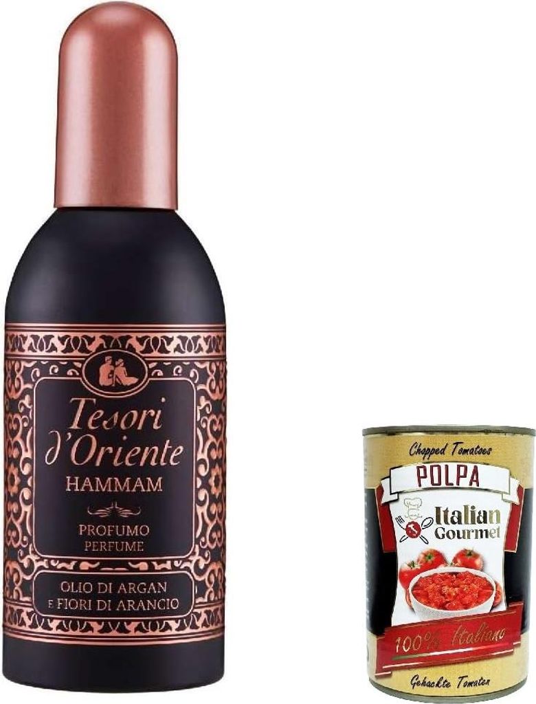 12x tesori d ́Oriente Hammam Aromatic Parfum Eau de Toilette EDT 100 ml + Italian Gourmet polpa 400g