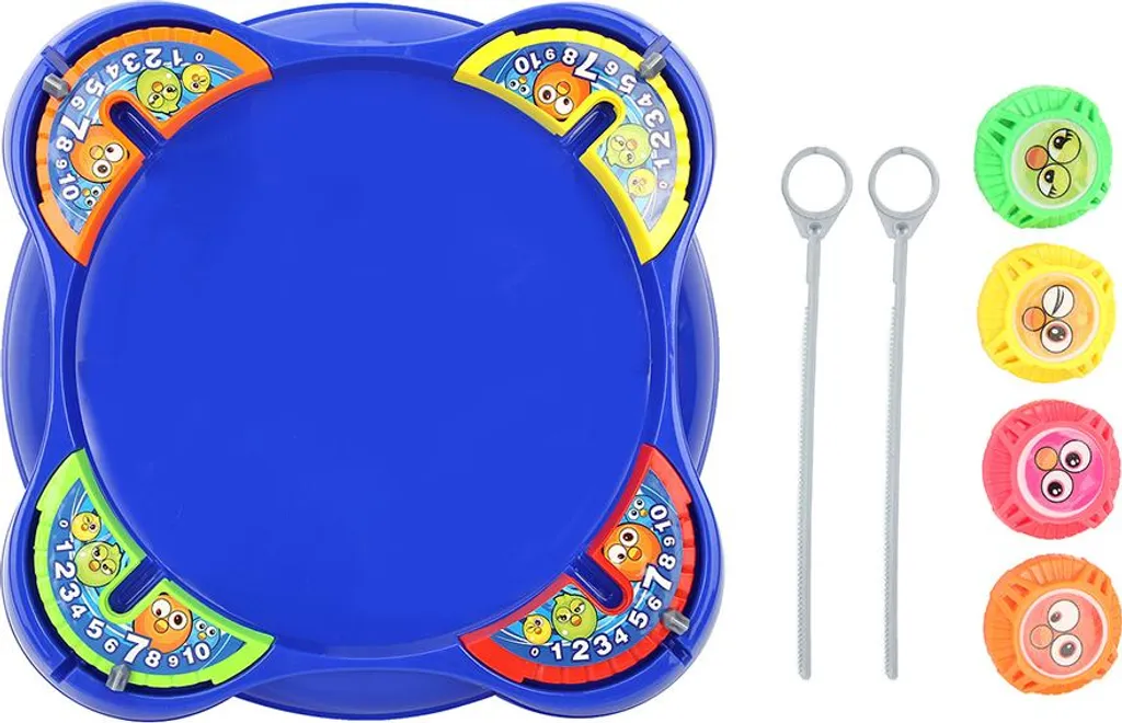 Arène de Combat Gyroscope Dreidel Set de Duel avec Plateau Large Enfant