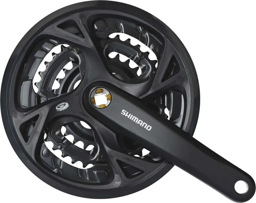Pédalier Shimano FC-M371 9 Vitesses 48x36x26T 175mm Noir pour VTC
