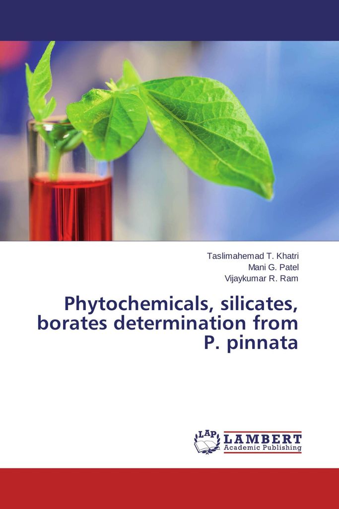 Phytochemicals, silicates, borates determination from P. pinnata
