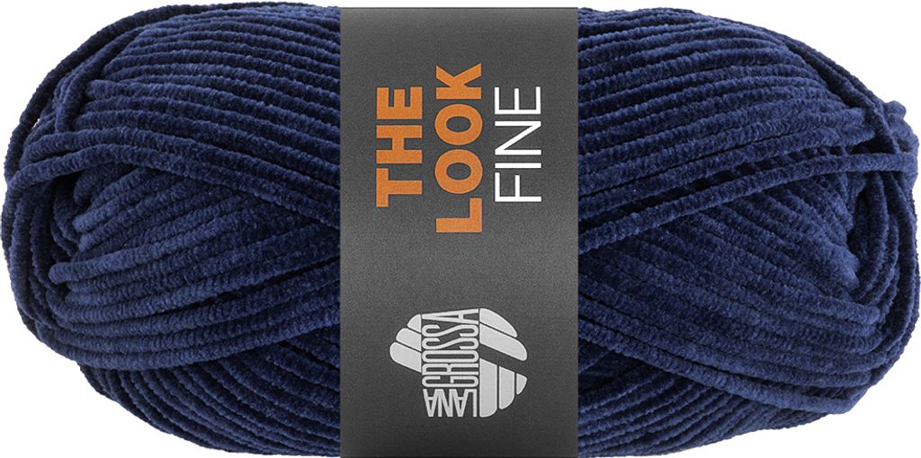 Lana Grossa - The Look Fine 0117 dunkelblau Produktbild 