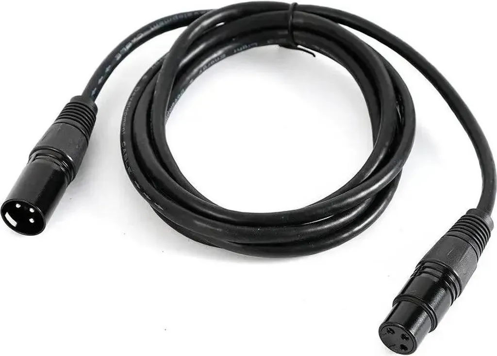 Câble DMX Blindé Blanc 2m XLR 3 pôles - Pack de 10 pour têtes mobiles PRO