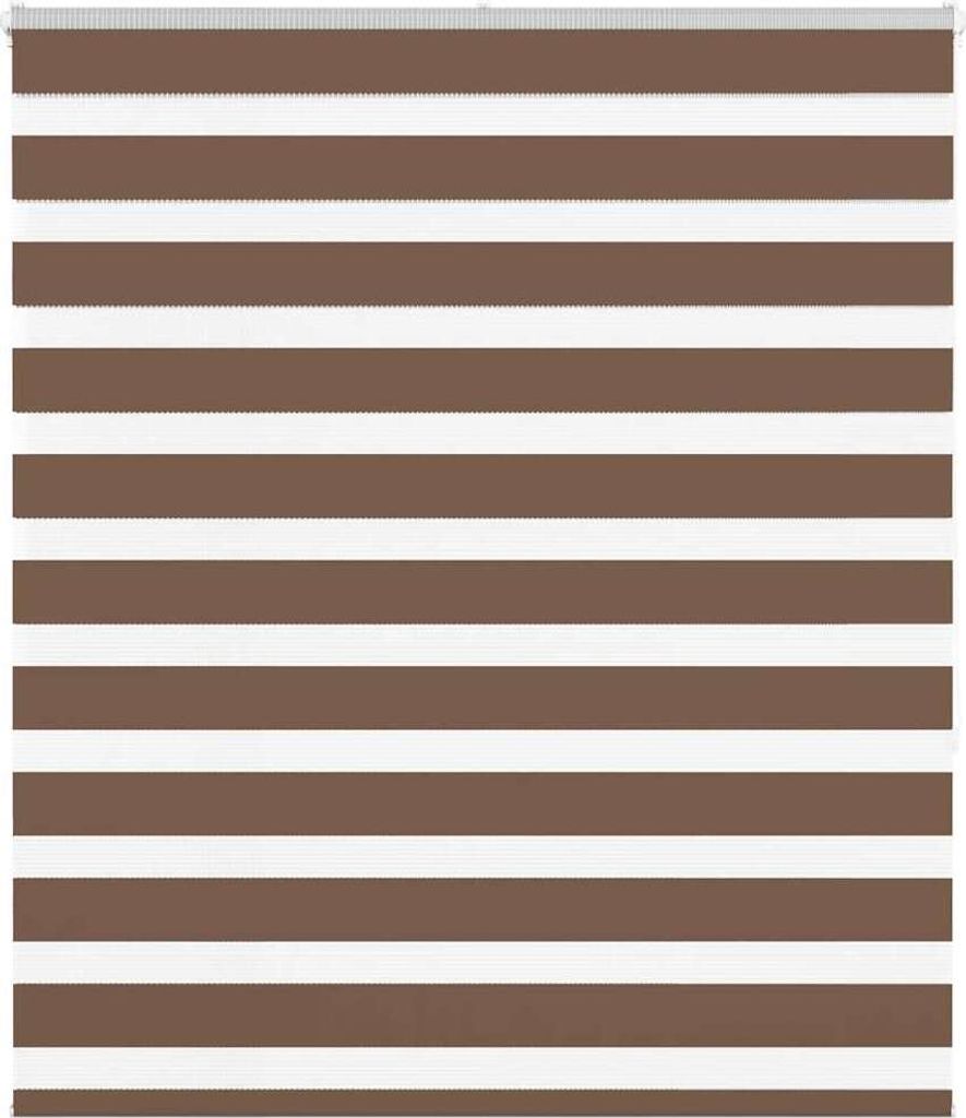 Doppelrollo Braun 125x150 cm Stoffbreite 120,9 cm Polyester