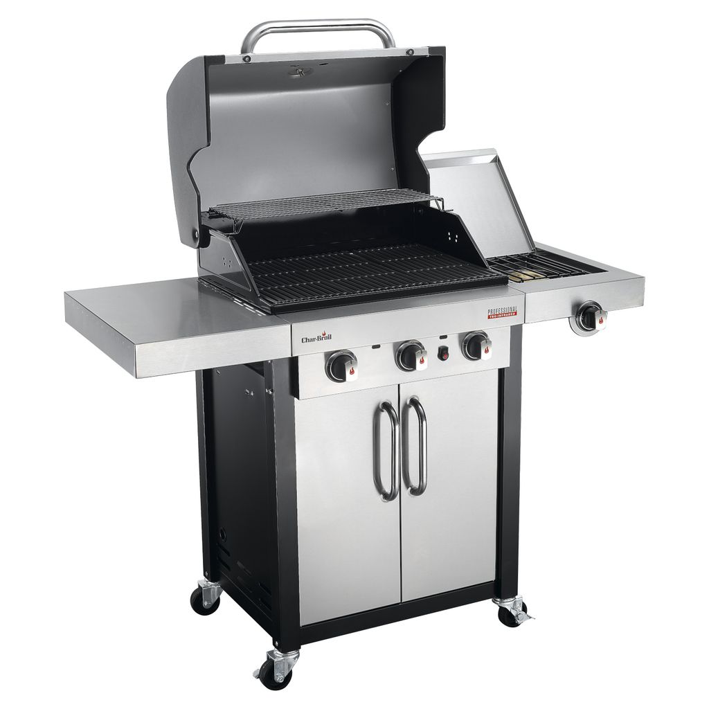 Gasgrill Char-Broil 3 Brenner Professional 3400S Seitenbrenner Edelstahl