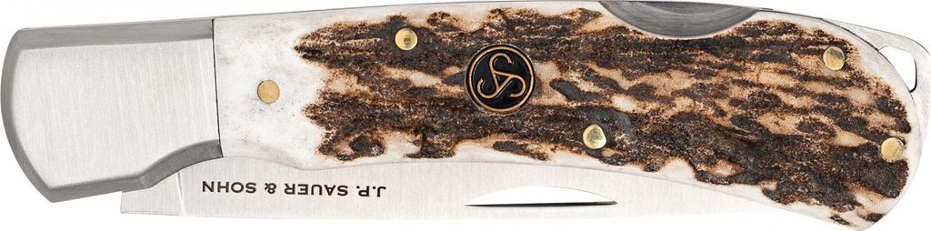 J.P. Sauer & Sohn Klappmesser Hirschhorn