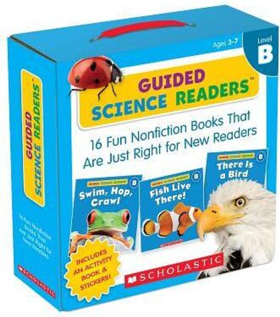 Guided Science Readers Parent Pack: Level B: 16 Fun Nonfiction Books That Are Just Right for New Readers